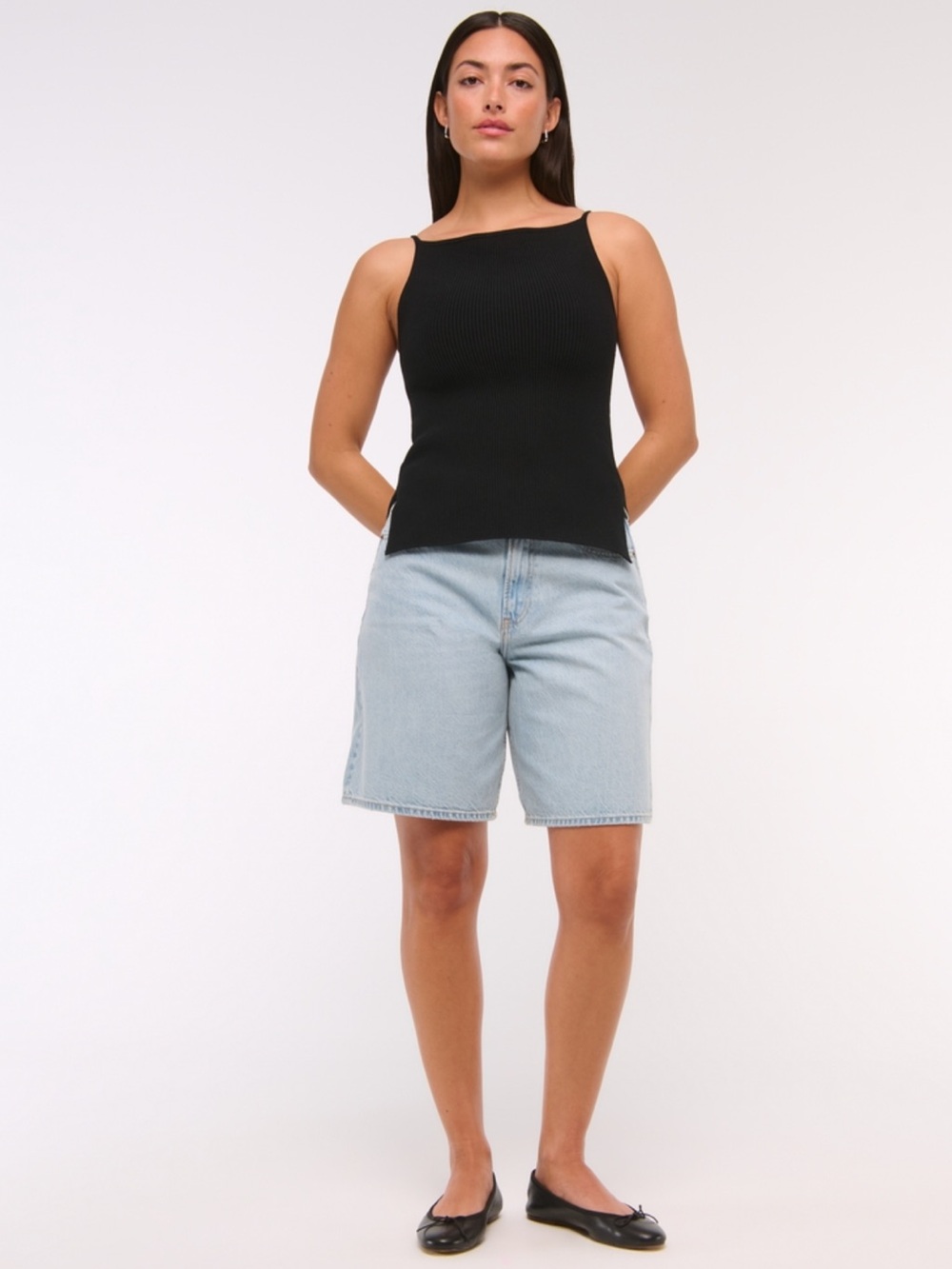 Abercrombie Curve Love Midrise Jort